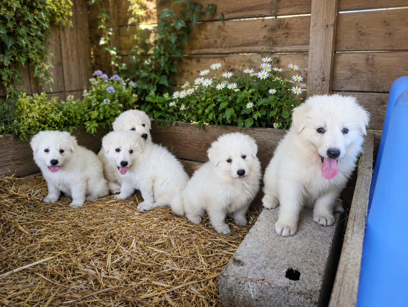 du Domaine des Gladiateurs - Berger Blanc Suisse - Portée née le 31/05/2026